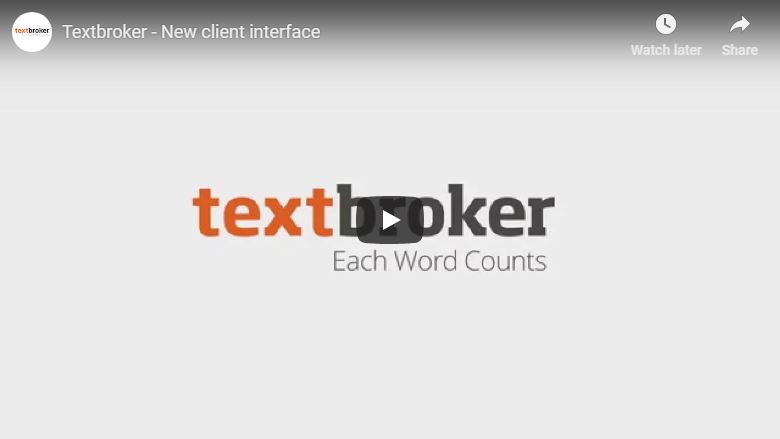 Interface Textbroker
